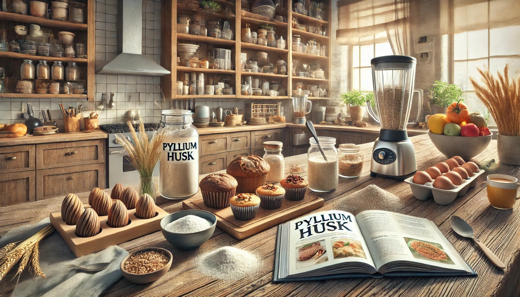 Flohsamenschalen - Verwendung in der Küche.